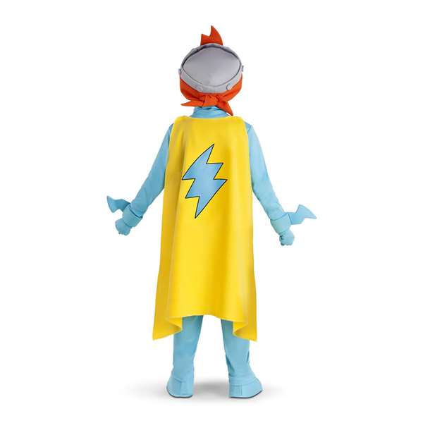 My Other Me - Déguisement complet Kid Kazoom pour enfant (bonnet, cagoule, combinaison, cape, couvre-chaussures, gants, brassards) - Taille 4-5 ans - Multicolor