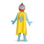 My Other Me - Costume Kid Kazoom complet (bonnet, cagoule, combinaison, cape, protège-chaussures, gants, brassards) pour enfant 6-7 ans