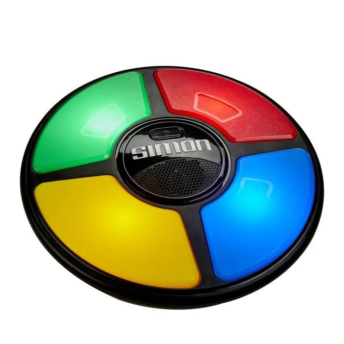 Hasbro Gaming Simon - Jeu de société électronique de mémoire de sons et lumières pour enfants à partir de 8 ans