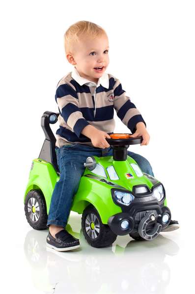 Molto Correpasillos 4x4 avec poussoir et plateau de sécurité 92 cm, jouet premier âge avec sons et lumières, pour enfants à partir de 1 an