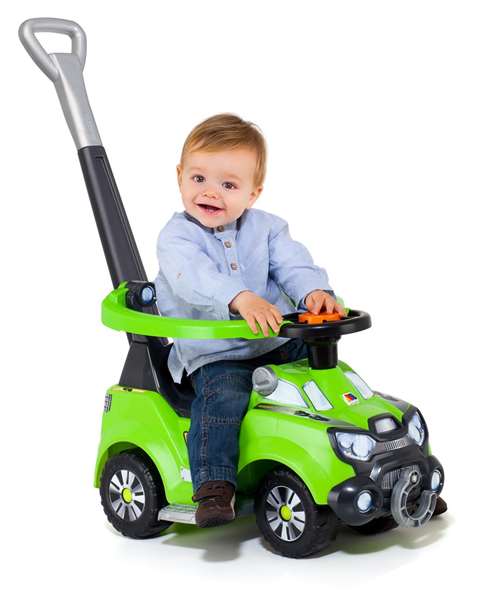 Molto Correpasillos 4x4 avec poussoir et plateau de sécurité 92 cm, jouet premier âge avec sons et lumières, pour enfants à partir de 1 an