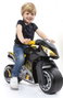Molto Correpasillos Moto Cross noir et jaune 73 cm - Motocyclette d'équilibre pour enfants (18 mois+)