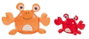 Creaciones Llopis - Peluche crabe en polyester 20 cm, 4 couleurs disponibles, modèle envoyé aléatoirement