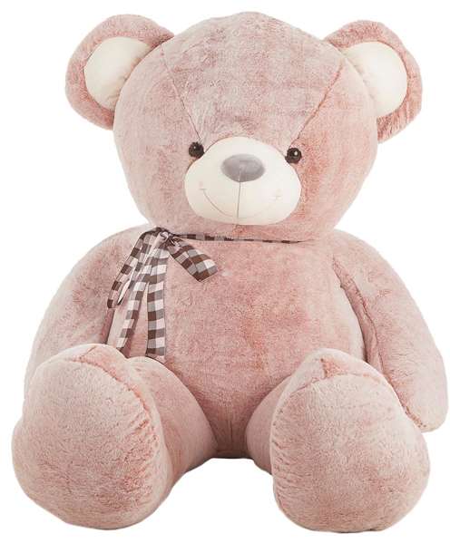Creaciones Llopis Ours en peluche doux 2 couleurs gris/rose 115 cm - Peluche géante - Polyester - À partir de 36 mois Creaciones Llopis Ours en peluche doux 2 couleurs gris/rose 115 cm - Peluche géante - Polyester - À partir de 36 mois