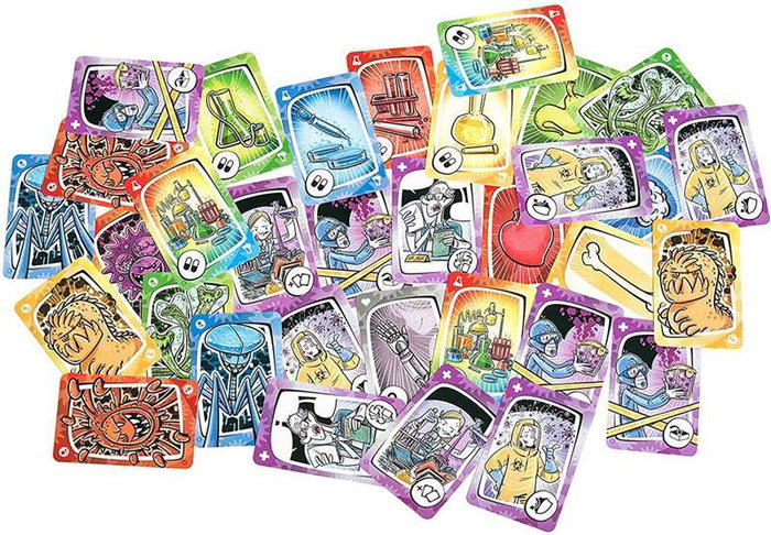 Tranjis Jeu de cartes Virus 2 Evolution ¡los virus han evolucionado! avec 33 cartes