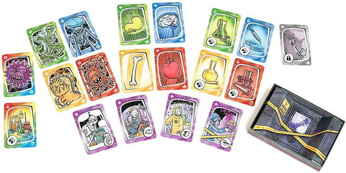 Tranjis Jeu de cartes Virus 2 Evolution ¡los virus han evolucionado! avec 33 cartes