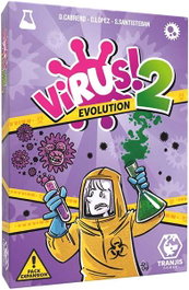 Tranjis Jeu de cartes Virus 2 Evolution ¡los virus han evolucionado! avec 33 cartes