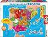 Educa Puzzle 150 piezas - Puzzle des provinces d'Espagne en 150 pièces - Pour enfants de 6 à 8 ans - Langue : Espagnol/Anglais