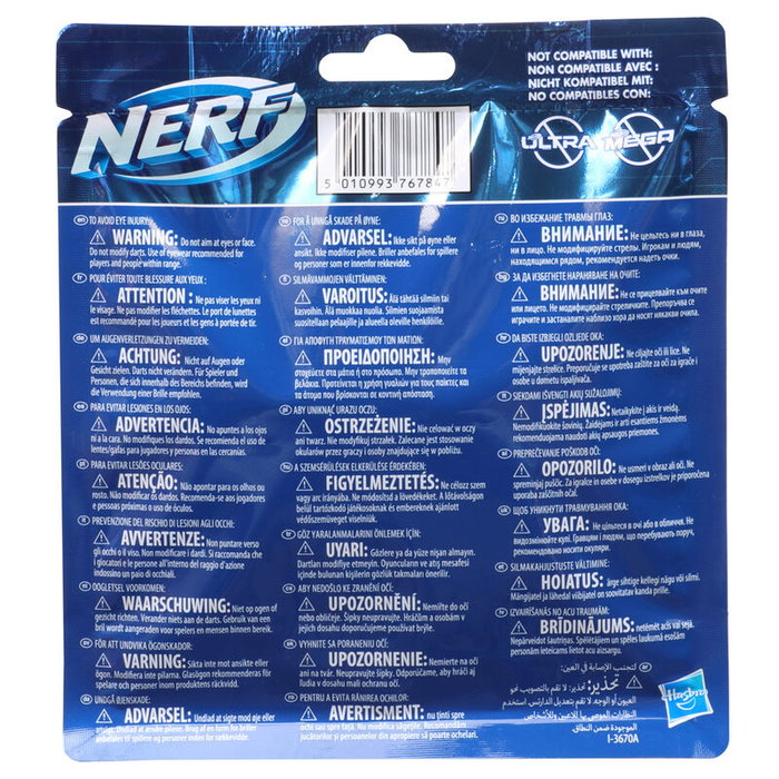 HASBRO Nerf Elite 2.0 Pack de 20 Fléchettes