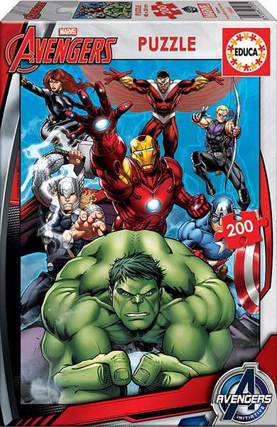Educa Puzzle Avengers 200 pièces - Âge recommandé 6 à 8 ans
