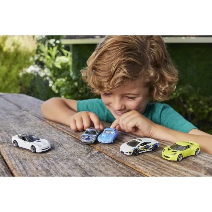 Matchbox Coffret de 5 Véhicules Miniatures en Métal Modèles Aléatoires pour Enfants Dès 3 Ans Réf. C1817