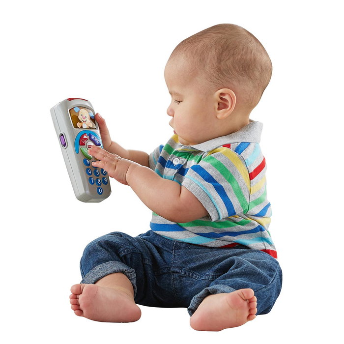 Fisher-Price Mando A Distancia De Perrito Dld35 - Télécommande éducative interactive pour enfant avec chansons et apprentissage en espagnol