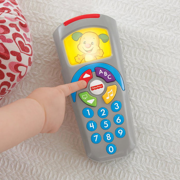 Fisher-Price Mando A Distancia De Perrito Dld35 - Télécommande éducative interactive pour enfant avec chansons et apprentissage en espagnol