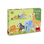Goula Puzzle XXL décroissant Animaux de la Jungle 16 pièces grand format - Jeu éducatif en carton pour enfants dès 2 ans