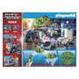 Playmobil Hélicoptère de police et parachutiste City Action