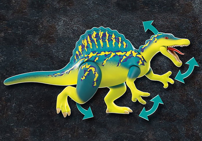 Playmobil Spinosaurus Double Pouvoir Défense avec Armure et Canons