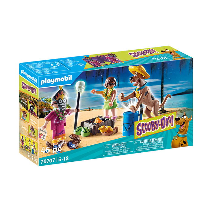 Playmobil Scooby-Doo! Aventure avec le Sorcier - Set Scooby et Velma Hawaïens - Jeu de Construction Enfant 5-12 Ans Playmobil Scooby-Doo! Aventure avec le Sorcier - Set Scooby et Velma Hawaïens - Jeu de Construction Enfant 5-12 Ans