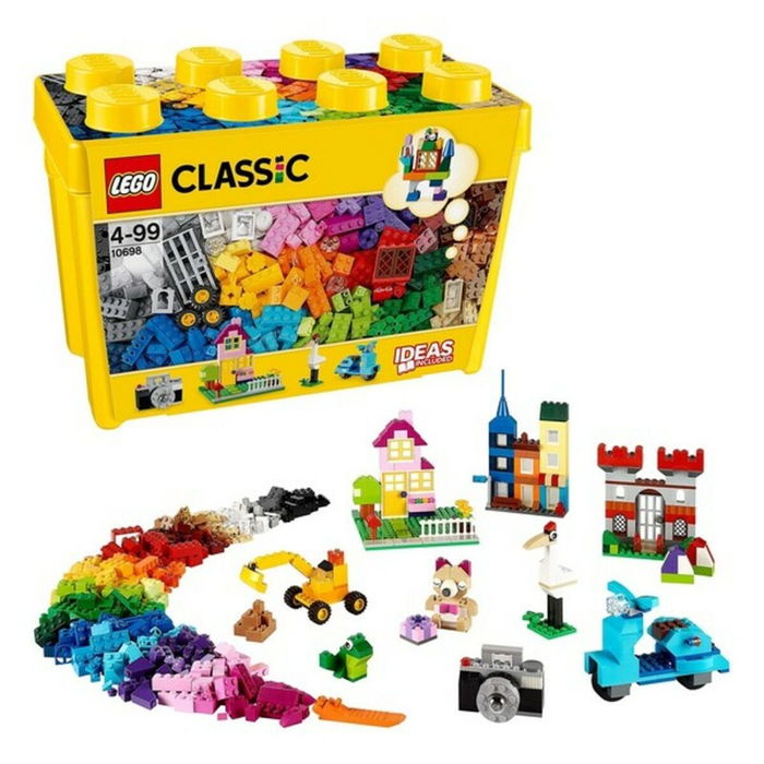 LEGO Classic 10698 Boîte de Briques Créatives Deluxe, Jeu de Construction 790 Pièces, 33 Couleurs