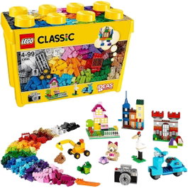 Lego Classic Grande Caisse de Briques de Construction Créative 33 Couleurs