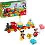 Lego 10941 DUPLO Disney Le Train d'Anniversaire de Mickey et Minnie, Jouet avec Train et Figurines pour Enfant de 2 Ans et Plus