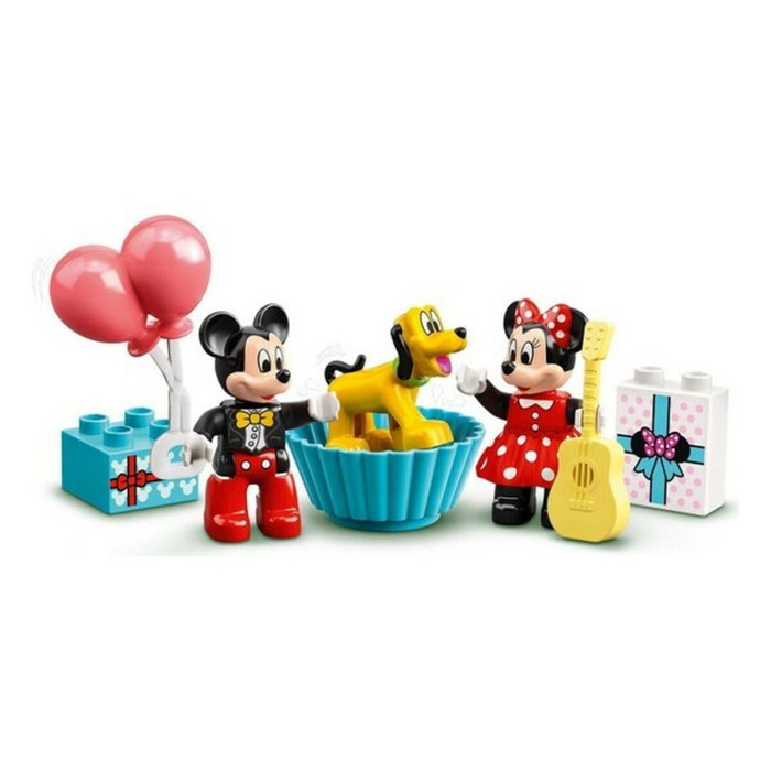 LEGO DUPLO Le Train d'Anniversaire de Mickey et Minnie avec figurines et train de 22 pièces