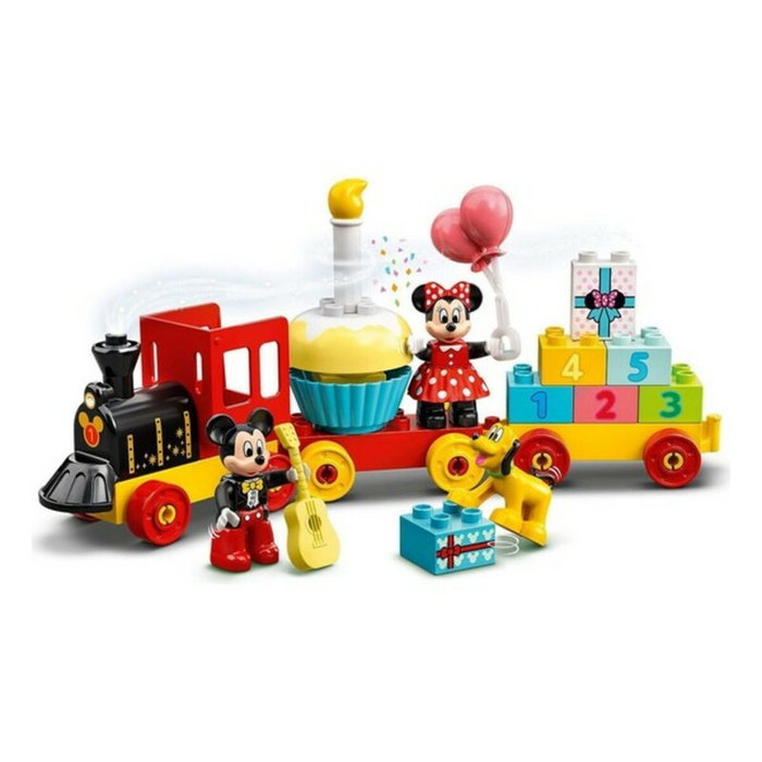 LEGO DUPLO Le Train d'Anniversaire de Mickey et Minnie avec figurines et train de 22 pièces