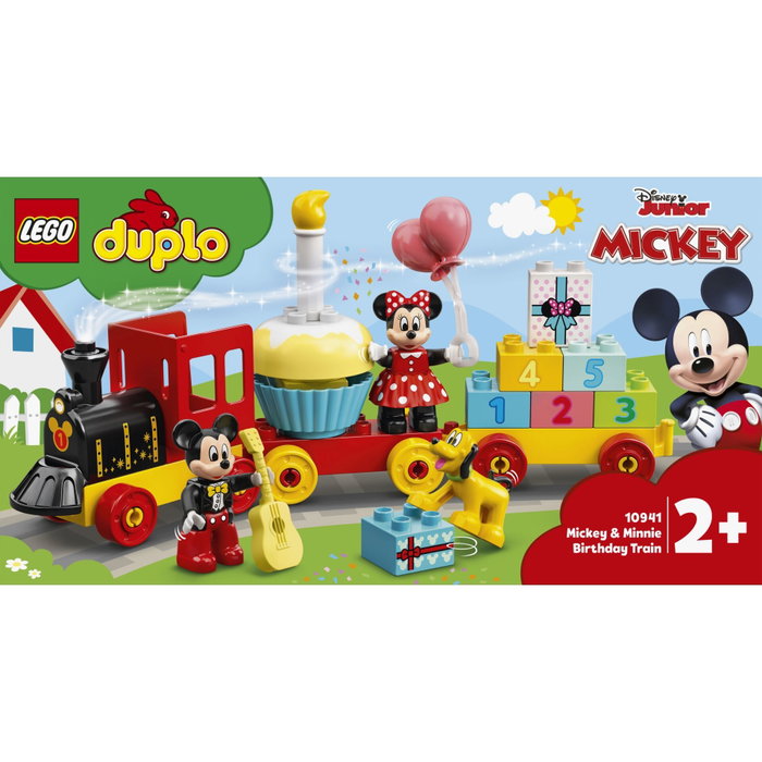 LEGO DUPLO Le Train d'Anniversaire de Mickey et Minnie avec figurines et train de 22 pièces