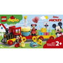LEGO DUPLO Le Train d'Anniversaire de Mickey et Minnie avec figurines et train de 22 pièces