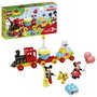 LEGO DUPLO Le Train d'Anniversaire de Mickey et Minnie avec figurines et train de 22 pièces