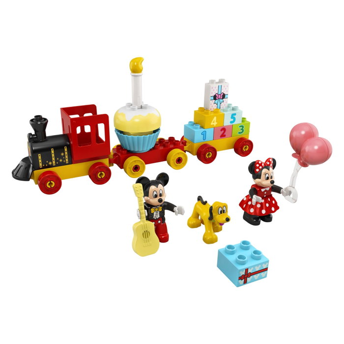 LEGO DUPLO Le Train d'Anniversaire de Mickey et Minnie avec figurines et train de 22 pièces