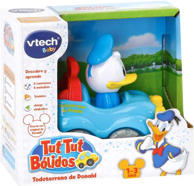 VTech - Véhicules Mickey et ses amis Tut Tut Bolides avec lumières et sons - Jouet plastique - 1 à 5 ans - Modèle aléatoire VTech - Véhicules Mickey et ses amis Tut Tut Bolides avec lumières et sons - Jouet plastique - 1 à 5 ans - Modèle aléatoire