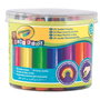 Crayola Jumbo - Crayons lavables Mini Kids 24 unités multicolores - Taille ergonomique pour enfants - 9x7,5 cm