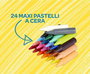Crayola Jumbo - Crayons lavables Mini Kids 24 unités multicolores - Taille ergonomique pour enfants - 9x7,5 cm