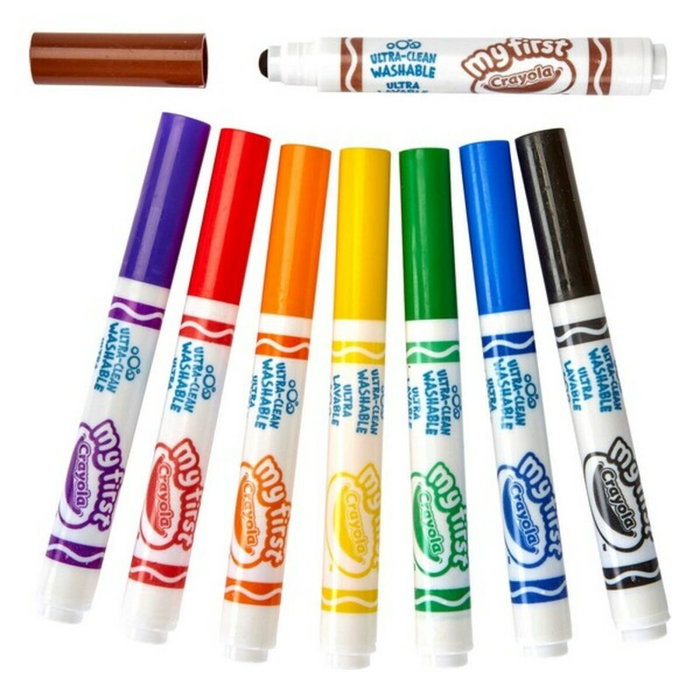 Crayola Feutres Lavables Multicouleur (8 pièces)