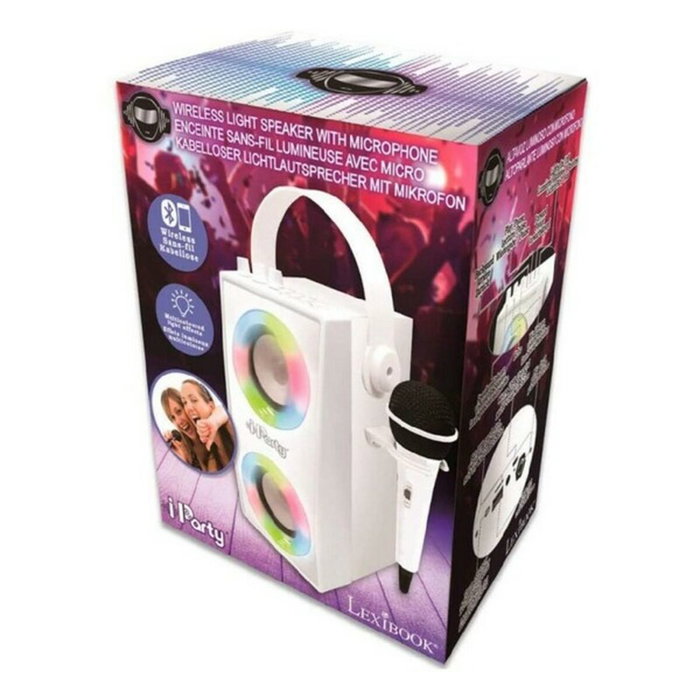 Lexibook iParty Enceinte Karaoké Enfant Bluetooth Blanc Lexibook iParty Enceinte Karaoké Enfant Bluetooth Blanc