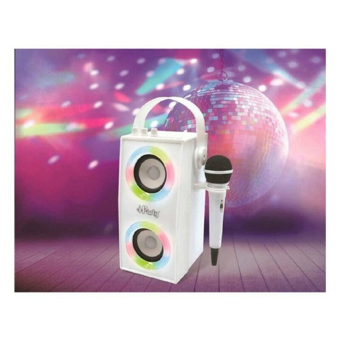 Lexibook iParty Enceinte Karaoké Enfant Bluetooth Blanc Lexibook iParty Enceinte Karaoké Enfant Bluetooth Blanc