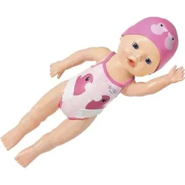 Baby Born - Poupée baigneur Ma Première Nage 30 cm - Jouet de bain pour fille dès 1 an avec tenue et bonnet indétachables - Développe l'imagination