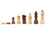 Cayro Jeu de Société 3 en 1 en Bois : Échecs, Dames et Backgammon - Plateau 29 x 29 cm - Multilingue