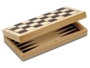 Cayro Jeu de Société 3 en 1 en Bois : Échecs, Dames et Backgammon - Plateau 29 x 29 cm - Multilingue