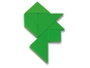 Cayro - Jeu de 4 Tangrams en bois, pour jusqu'à 4 joueurs avec 3 niveaux de difficulté (31.5x18x3 cm)