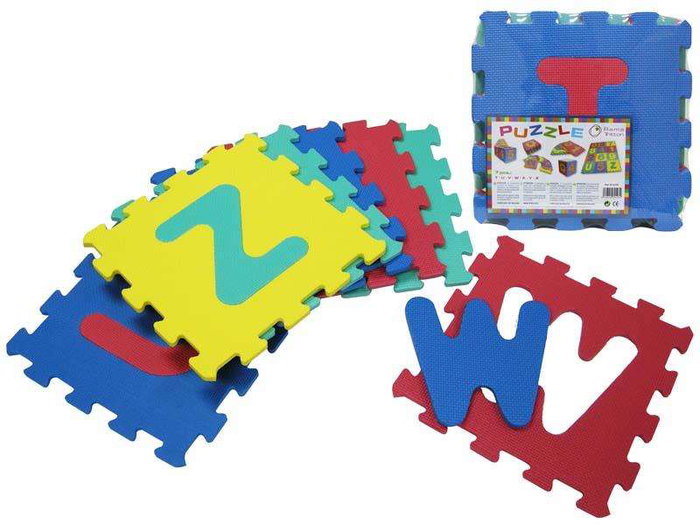 Rama Puzzle EVA lettres 7 pièces 32x32x7 cm
