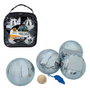 Color Baby Jeu de Pétanque en Métal avec 4 Boules et Mallette de Transport 16x7x17 cm