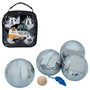 Color Baby Jeu de Pétanque en Métal avec 4 Boules et Mallette de Transport 16x7x17 cm