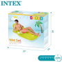 Intex Fauteuil gonflable avec accoudoirs et dossier 163x104 cm - Modèles assortis
