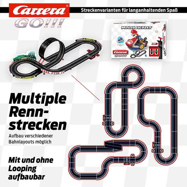 Nintendo Mario Kart P-Wing Piste de Course - Circuit de 4,9 mètres avec 2 Voitures (Mario et Luigi) - Jeu de Société Nintendo Mario Kart P-Wing Piste de Course - Circuit de 4,9 mètres avec 2 Voitures (Mario et Luigi) - Jeu de Société