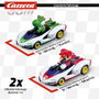 Nintendo Mario Kart P-Wing Piste de Course - Circuit de 4,9 mètres avec 2 Voitures (Mario et Luigi) - Jeu de Société