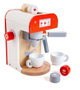 Molto Machine à café jouet en bois avec 8 accessoires - Pour enfants dès 1 an (Langues: espagnol, anglais)