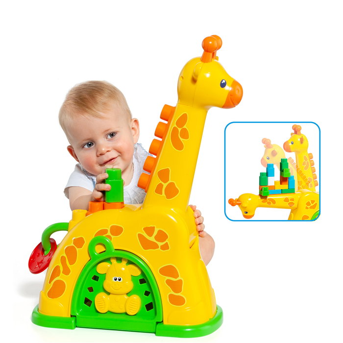 Molto Girafe d'activités interactive avec 15 blocs Molto Girafe d'activités interactive avec 15 blocs
