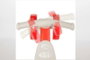 Molto Porteur Bébé Rouge en Plastique avec Roues en Caoutchouc - Dimensions : 48 x 37 x 18 cm - À Partir de 1 An