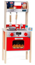 Molto Cuisine jouet en bois pour enfants - Ma première cuisine avec 10 accessoires - Dimensions 73x23,5x34 cm